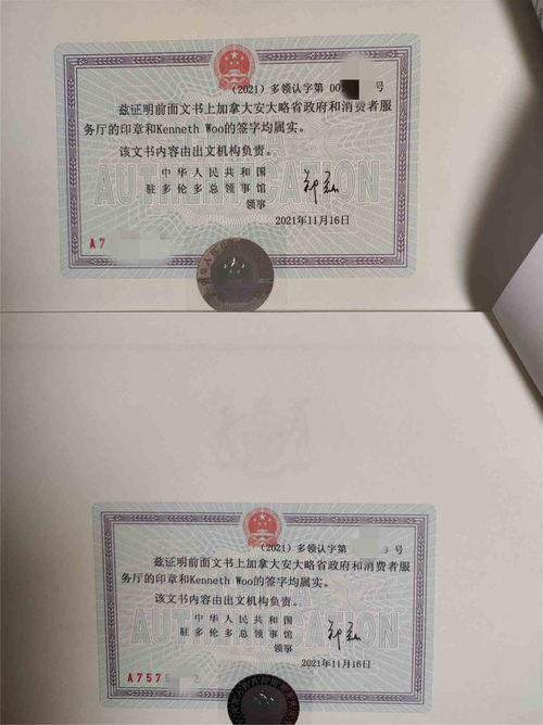 加拿大的同一人身份证明做成公证认证文书拿到国内出售房产使用